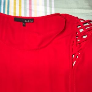 Women’s Red Blouse